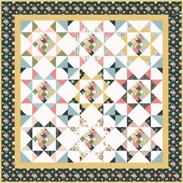 Snowball Quilt Company Star Patch OnPoint Quilt Pattern Riley Blake